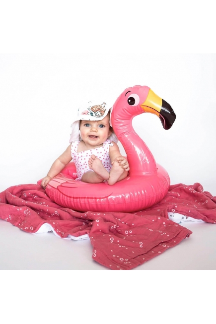 Муслиновое одеяло с бамбуком Bebe au Lait, Mermaid/Bubbles