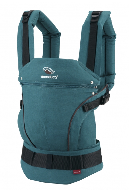 Эргорюкзак Manduca First Petrol/Brown (бирюзовый/коричневый)