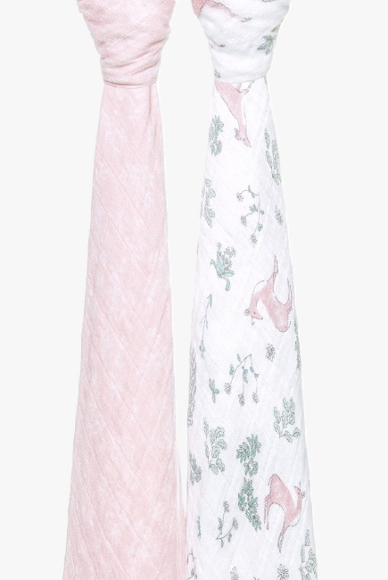 Муслиновые пеленки для новорожденных Aden Anais большие, набор 2, Forest Fantasy