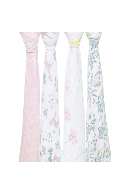 Муслиновые пеленки для новорожденных Aden Anais большие, набор 3, Forest Fantasy