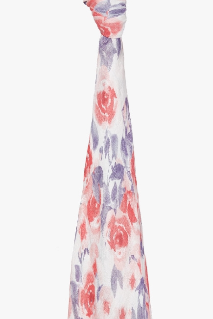 Бамбуковая пеленка для новорожденных Aden&Anais большая, Watercolor Garder-Roses