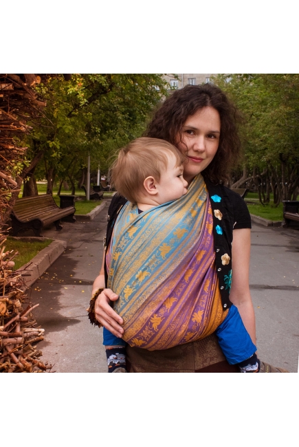 Слинг-шарф с бамбуком Карауш, Kuzma Rainbow Opal