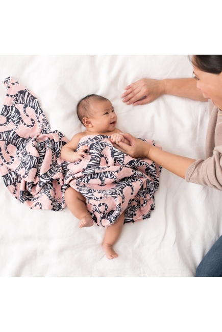 Муслиновые пеленки для новорожденных Aden&Anais, большие, набор 3, White Label Pacific Paradise