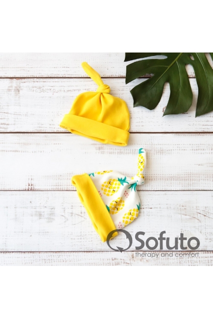 Комплект пеленок-коконов для новорожденных, Pineapple