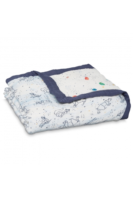 Бамбуковое одеяло Aden Anais, White Label Stargaze - Planet Star Blue