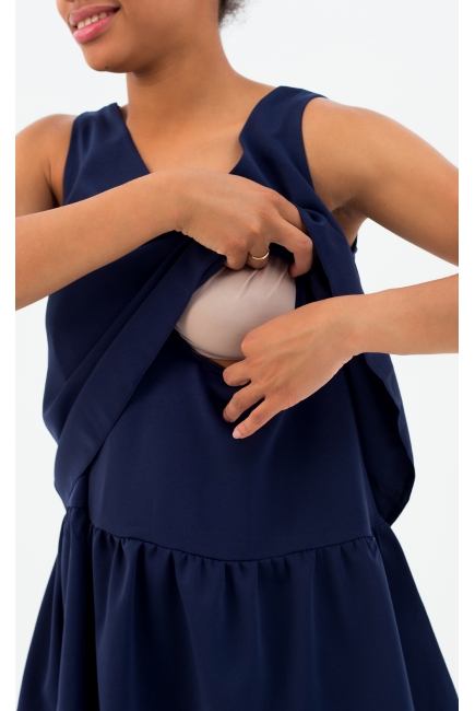 Топ для кормящих и беременных, синий