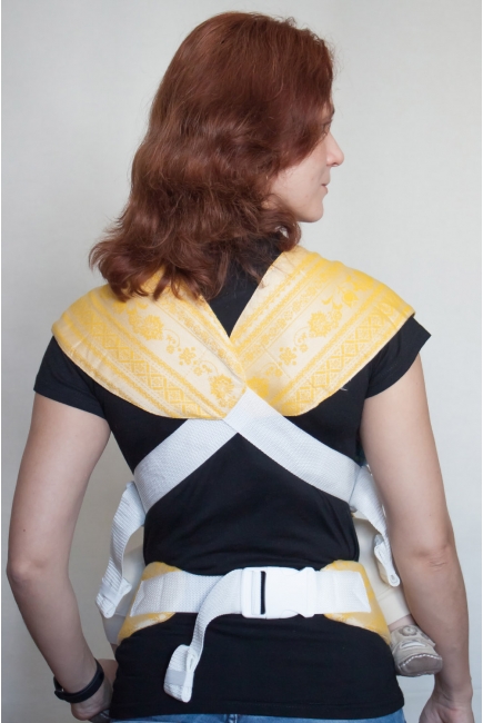 Эрго рюкзак шарфовый с бамбуком Карауш растущий, Adel Sun