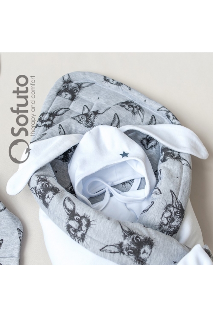 Комплект на выписку холодное лето, Rabbit (5 предметов)