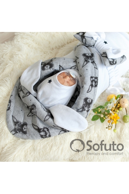 Комплект на выписку холодное лето, Rabbit (5 предметов)