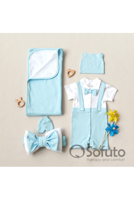 Комплект на выписку жаркое лето, Etienne (5 предметов)