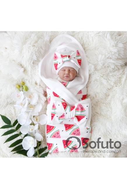 Комплект на выписку жаркое лето, Watermelon (5 предметов)