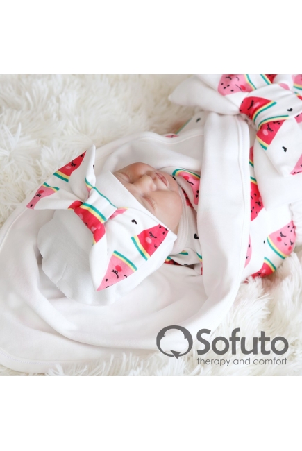 Комплект на выписку жаркое лето, Watermelon (5 предметов)