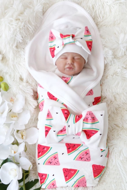 Комплект на выписку жаркое лето, Watermelon (5 предметов)