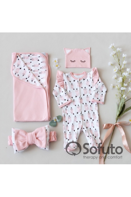 Комплект на выписку летний, Valvina (4 предмета)