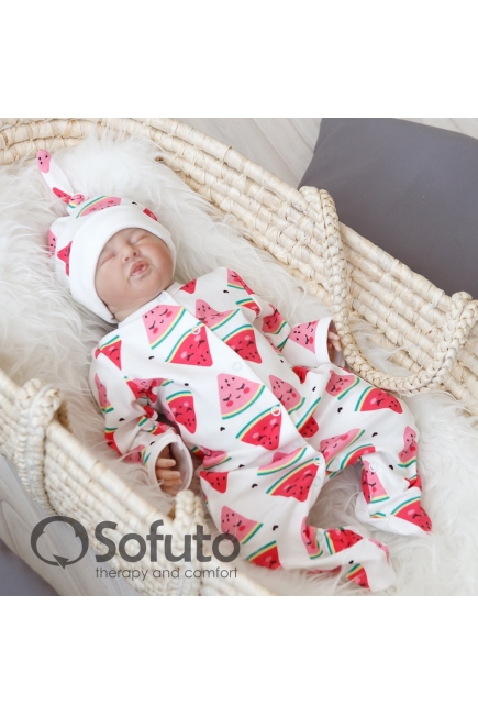 Комплект на выписку летний, Watermelon (4 предмета)