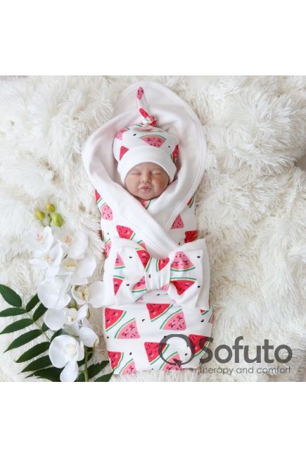 Комплект на выписку летний, Watermelon (4 предмета)