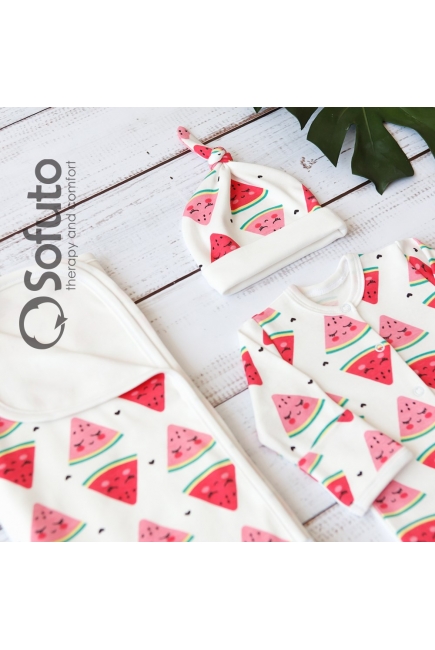 Комплект на выписку летний, Watermelon (4 предмета)