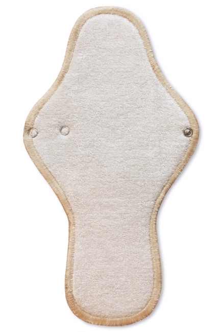 Набор 3 шт. ночных многоразовых женских прокладок, миндаль