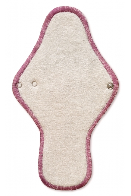 Набор 3 шт. ночных многоразовых женских прокладок, полоска бордо