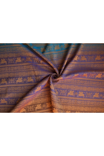 Слинг с кольцами с бамбуком Карауш, Kuzma Rainbow Opal