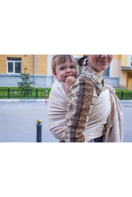 Слинг-шарф с бамбуком Карауш, Adel Baked Milk