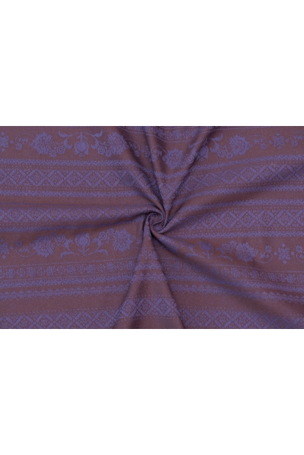 Слинг-шарф с шелком и шерстью Карауш, Adel Plum Branch