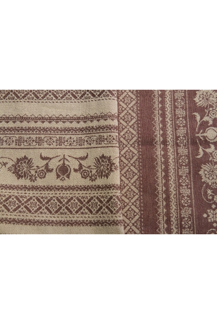 Слинг-шарф с шелком и шерстью Карауш, Adel Toffee