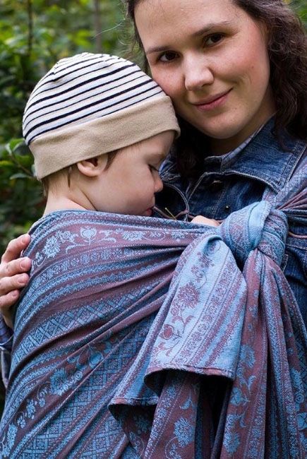 Слинг-шарф с бамбуком Карауш, Adel Turquoise