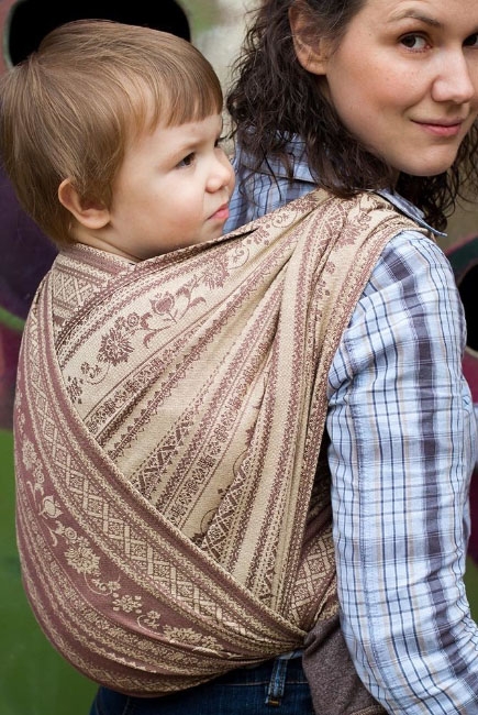 Слинг-шарф с бамбуком Карауш, Adel Toffee