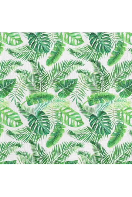 Муслиновая пеленка для новорожденных Adam Stork большая, Tropical