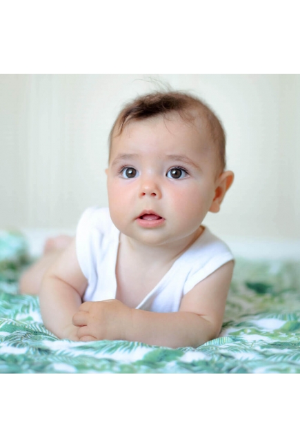 Муслиновая пеленка для новорожденных Adam Stork большая, Tropical