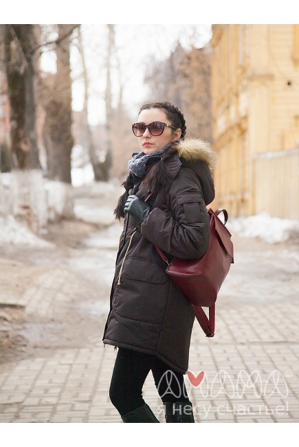 Слингопарка мультисезонная Эшпай 3в1, темный шоколад