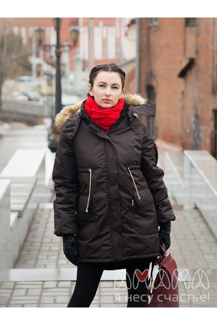 Слингопарка мультисезонная Эшпай 3в1, темный шоколад