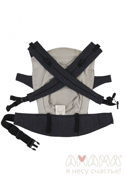 Эрго-рюкзак X-Класнер, синий меланж