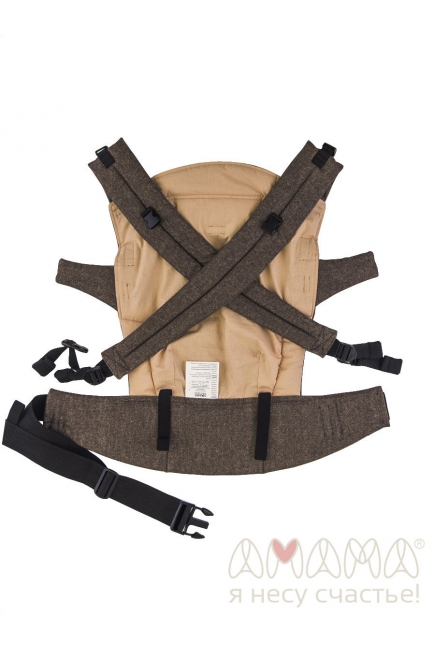 Эрго-рюкзак X-Класнер, кофейный меланж