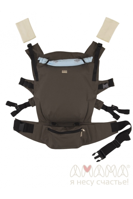Эрго-рюкзак X-Класнер, серо-коричневый