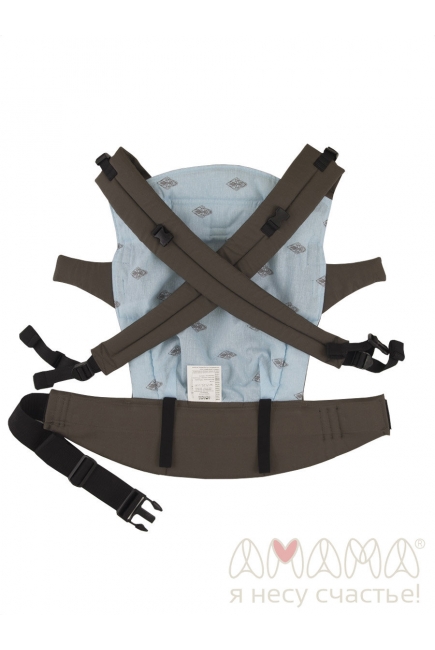 Эрго-рюкзак X-Класнер, серо-коричневый