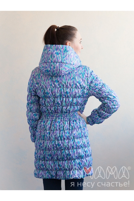 Слингокуртка демисезонная Айта 3в1, лунные тюльпаны