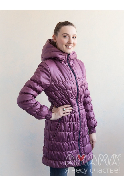 Слингокуртка демисезонная Айта 3в1, благородный сливовый