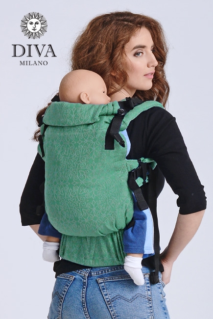 Эрго-рюкзак для новорожденных Diva Basico Aloe One!