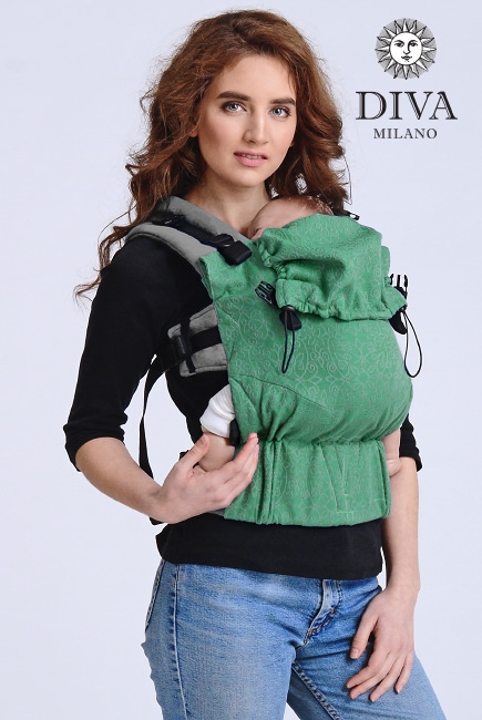 Эрго-рюкзак для новорожденных Diva Basico Aloe Simple One!