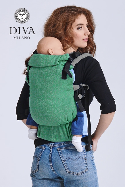 Эрго-рюкзак для новорожденных Diva Basico Aloe Simple One!