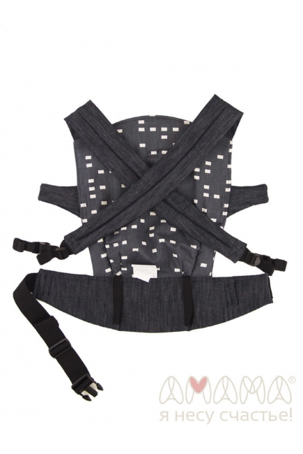 Эрго-рюкзак Легчер, синий джинс