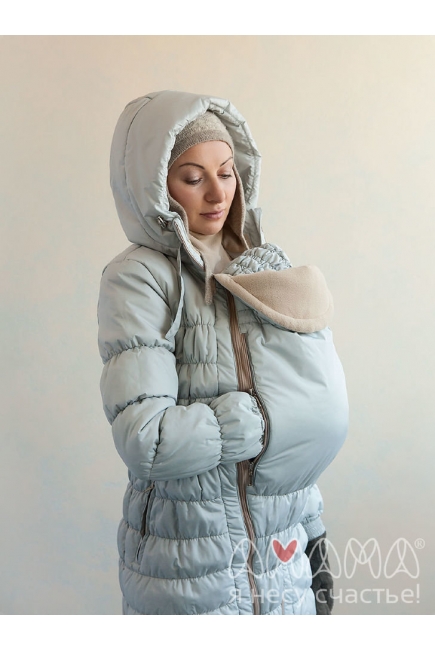 Слингокуртка мультисезонная Мерене 3в1, светло-серый