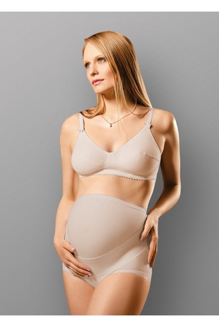 Бандаж трусы для беременных дородовой, бежевый