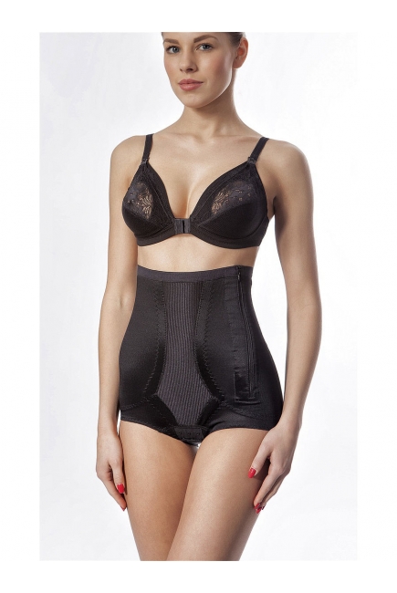 Бандаж трусы послеродовой высокий с косточками (корсет), белый