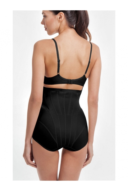 Бандаж трусы послеродовой утягивающий (корсет), черный