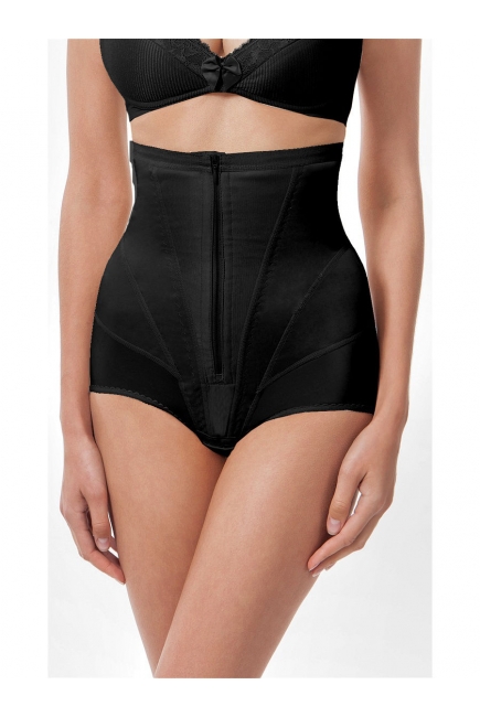Бандаж трусы послеродовой утягивающий (корсет), черный