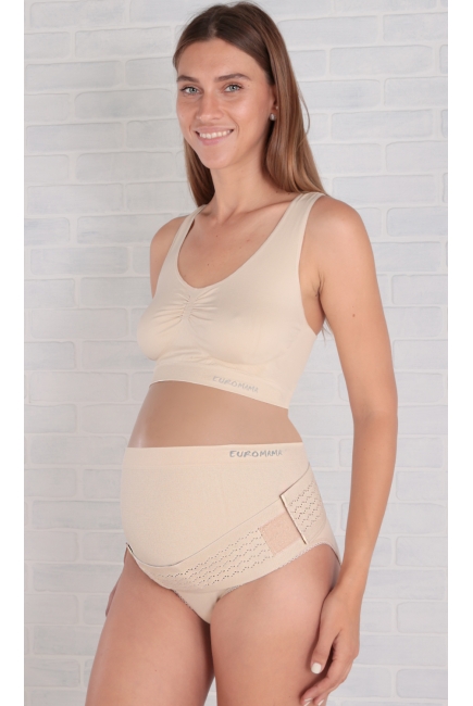 Бандаж для беременных дородовой (пояс), бежевый