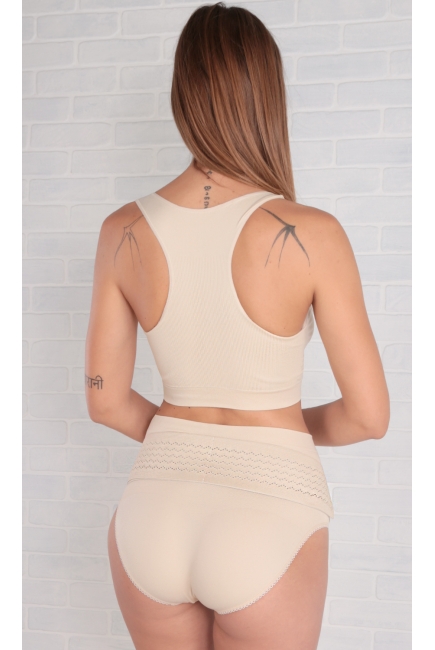 Бандаж для беременных дородовой (пояс), бежевый